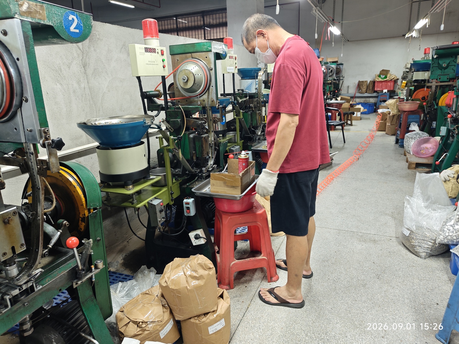 Factory production line